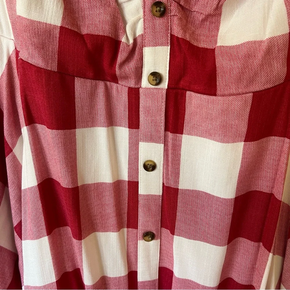 Torrid Red and White Checkered Sundress (NWOT) - Picture 7 of 16